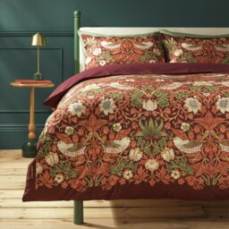 Habitat x Morris & Co. Strawberry Thief Bedding Set - Double - thumbnail 1
