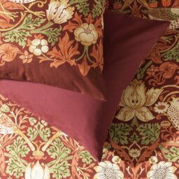 Habitat x Morris & Co. Strawberry Thief Bedding Set - Double - thumbnail 2