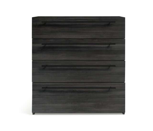 Habitat Atlas 4 Drawer Chest - Black & Brown - image 1