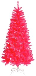 Argos Home 6ft Fashion Christmas Tree - Pink - thumbnail 2