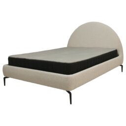 Koble Hanna Kingsize Fabric Bed Frame - Cream