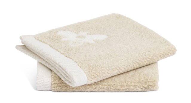 Argos Home Floral Bee 2 Pack Face Cloth - Beige - image 1