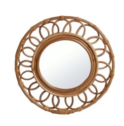 Habitat Faux Rattan Garden Mirror - thumbnail 2