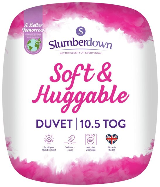 Slumberdown Soft & Huggable 10.5 Tog Duvet - Single - image 1