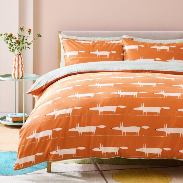 Habitat x Scion Cotton Mr Fox Family Bedding Set - Superking - image 1