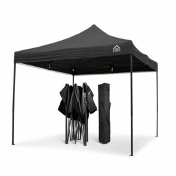 All Seasons Gazebos 3x3m Pop up Garden Gazebo - Black - thumbnail 2