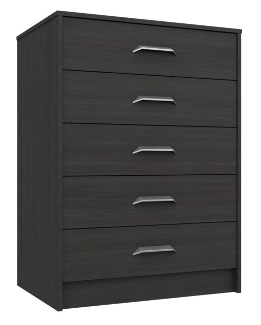 Ashdown 5 Drawer Chest - Dark Grey - image 1