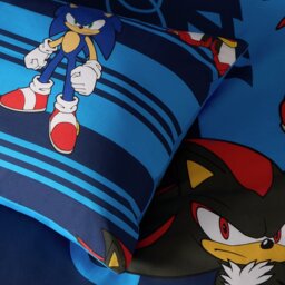 Sonic The Hedgehog Switch Blue Kids Bedding Set - Single - thumbnail 2