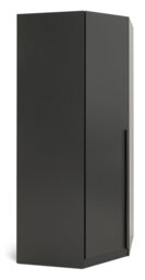 Habitat Munich Corner 1 Door Wardrobe - Anthracite - thumbnail 1