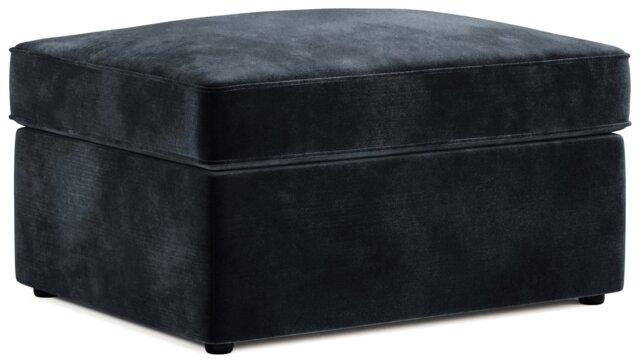 Jay-Be Velvet Footstool Chair Bed - Charcoal - image 1