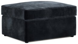 Jay-Be Velvet Footstool Chair Bed - Charcoal - thumbnail 1