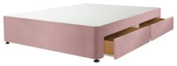 Silentnight Middleton Kingsize 4 Drawer Divan Bed - Pink - thumbnail 2