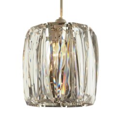 Argos Home Natasha Clear Bevelled Lampshade - 20cm - thumbnail 2