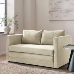Argos Home Lucy Fabric Sofa Bed - Natural