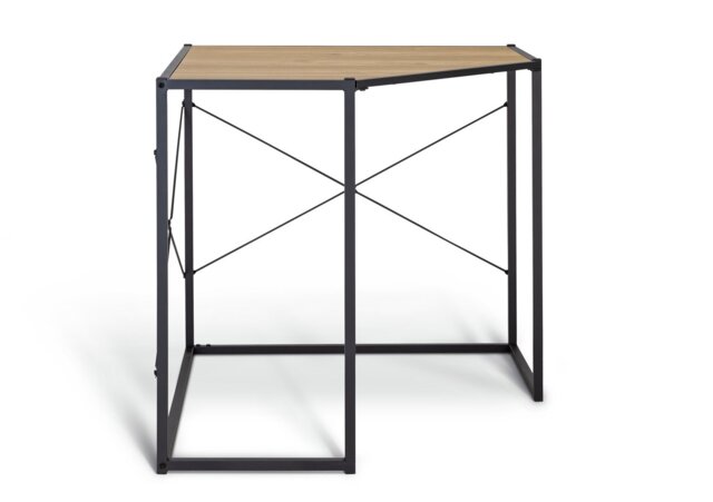 Argos Home Loft Living Corner Office Desk - Light Oak Effect - image 1