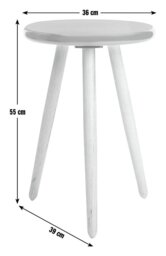 Habitat 60 Yumemi Side Table by Felix Conran - Blue - thumbnail 2