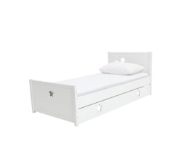 Habitat Stars Single Bed and Kids Mattress - White - thumbnail 2