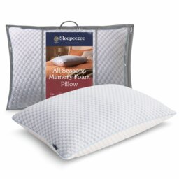 Sleepeezee All Seasons Memory Foam Medium Pillow - thumbnail 1