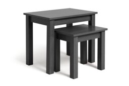 Argos Home Apley Nest of 2 Tables - Black
