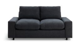 Habitat Holme Fabric 2 Seater Sofa - Charcoal - thumbnail 1