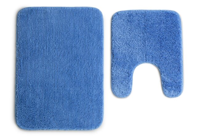 Argos Home Tufted Bath & Pedestal Mat Set - Powder Blue - image 1