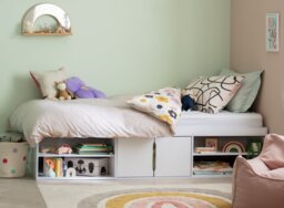 Habitat Frida Storage Cabin Bed - White - thumbnail 1