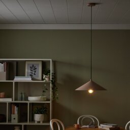 Habitat Cone Large 39cm Metal Ceiling Pendant Light - Rose - thumbnail 2