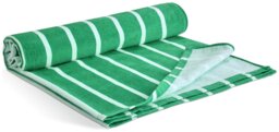 Habitat Green Skinny Stripe Beach Towel - thumbnail 2