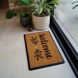 Mighty Mats Rubber Welcome Spring  Doormat - 40x60cm - thumbnail 1