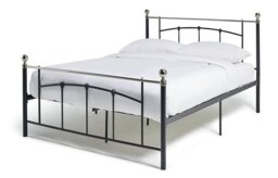Argos Home Yani Small Double Metal Bed Frame - Black - thumbnail 1