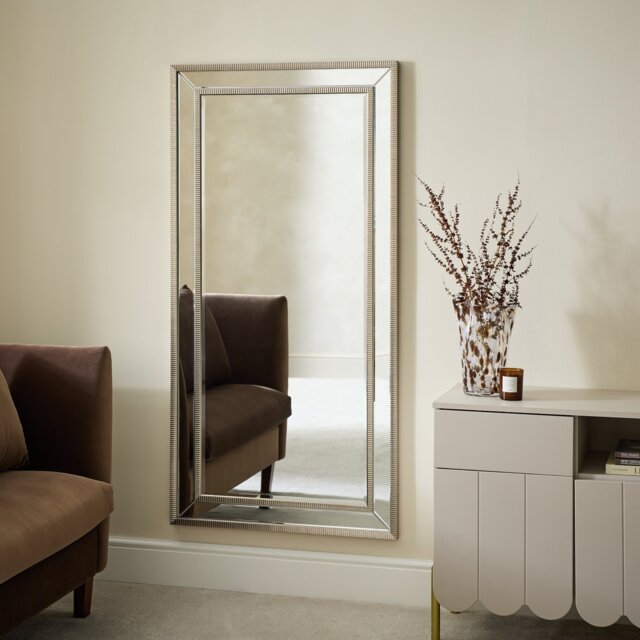 Argos Home Silver Wall Mirror - 150x75cm - image 1