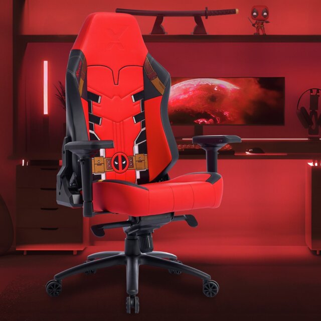 X Rocker Onyx Gaming Chair - Marvel Deadpool - image 1