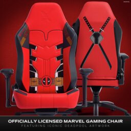 X Rocker Onyx Gaming Chair - Marvel Deadpool - thumbnail 2
