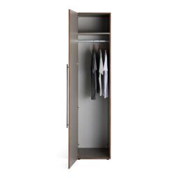 Habitat Atlas 1 Door Wardrobe - Walnut - thumbnail 2