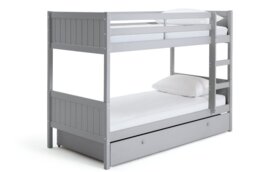 Habitat Detachable Bunk Bed, Drawer & 2 Mattresses - Grey - thumbnail 2