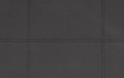 Argos Home Large Faux Leather Stitched Ottoman - Black - thumbnail 2