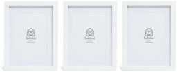 Habitat White Wooden 3 Pack Picture Frames -  Mixed Size - thumbnail 2