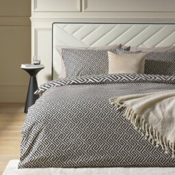Argos Home Greek Geo Black & White Bedding Set - Single