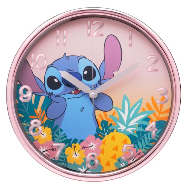 Disney Lilo & Stitch Kids Wall Clock - Pink - image 1