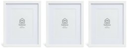 Habitat White Wooden 3 Pk Picture Frames -  Mixed Sizes - thumbnail 2