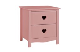 Argos Home Kids Mia Bedside Table - Pink - thumbnail 2