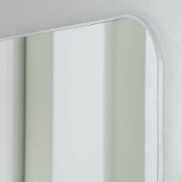 Habitat Silver Round Edge Rectangular Wall Mirror - 40x100cm - thumbnail 2