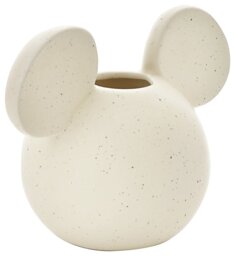 Disney Mickey Mouse Head Speckle Stoneware Vase - Natural - thumbnail 2