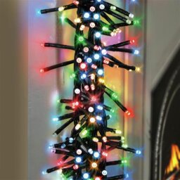 Premier Decorations 2000 Colour LED Christmas Cluster Lights - thumbnail 2