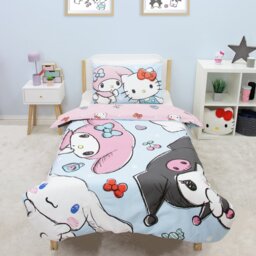 Hello Kitty and Friends Panel Pink Bedding Set - Single - thumbnail 1