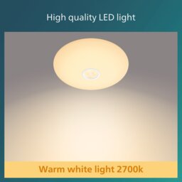 Philips Mauve PIR Sensor 16W Flush Ceiling Light - White - thumbnail 2