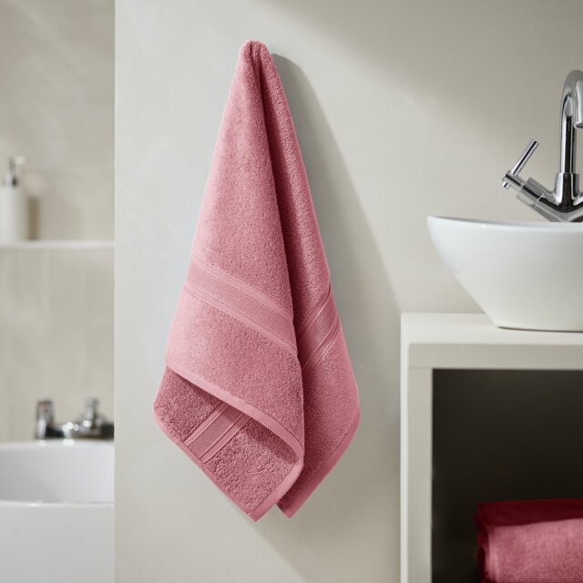 Habitat Supersoft Hand Towel - Rose - image 1