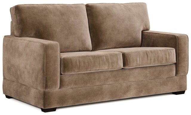 Jay-Be Urban Velvet 2 Seater Sofa Bed - Beige - image 1