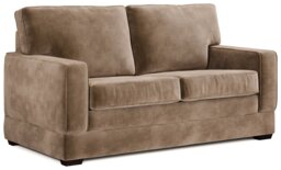 Jay-Be Urban Velvet 2 Seater Sofa Bed - Beige - thumbnail 1