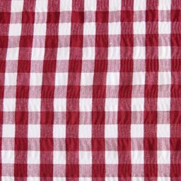 Habitat Gingham Seersucker Burgundy Bedding Set - Double - thumbnail 2